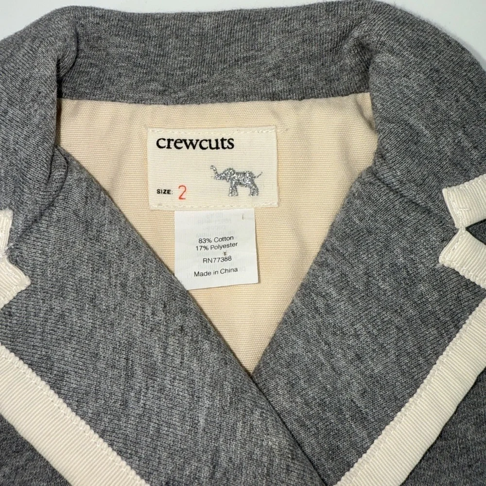 J. Crew Crewcuts Toddler Girl Cotton Trimmed Blazer/Jacket